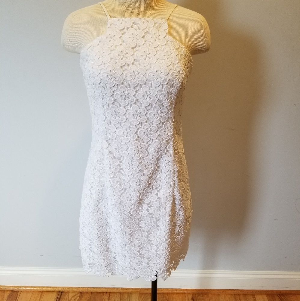White lace sundress